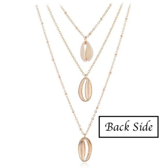 LAST ONE!! Layered Shell Necklace - Picture 6 of 7